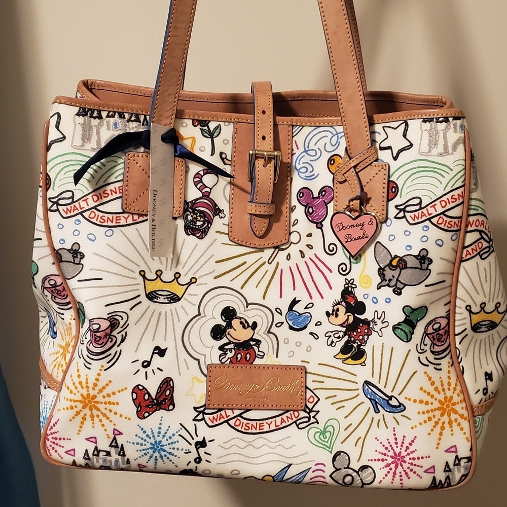 Disney Sketch Large Tote by Dooney & Bourke with o